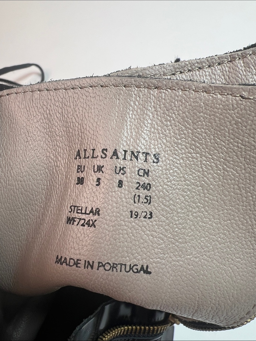 All Saints Stellar Leather Boots Size 38 - Picture 13 of 16